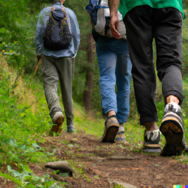 personas con zapatillas trekking. www.zapatillassenderismopro.com